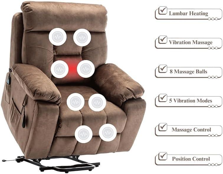 Our Review: Oversized Power Lift Recliner with Massage & Heated Comfort