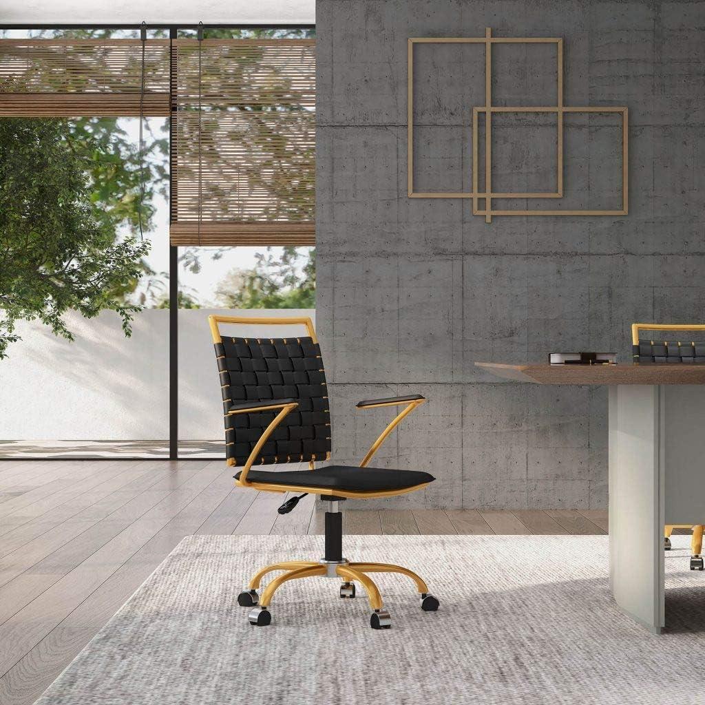Our Take on the‍ Modern Black & Gold Leather Office Chair