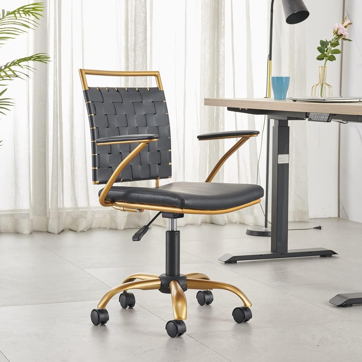Our Take on ​the Modern Black & Gold Leather⁢ Office‌ Chair
