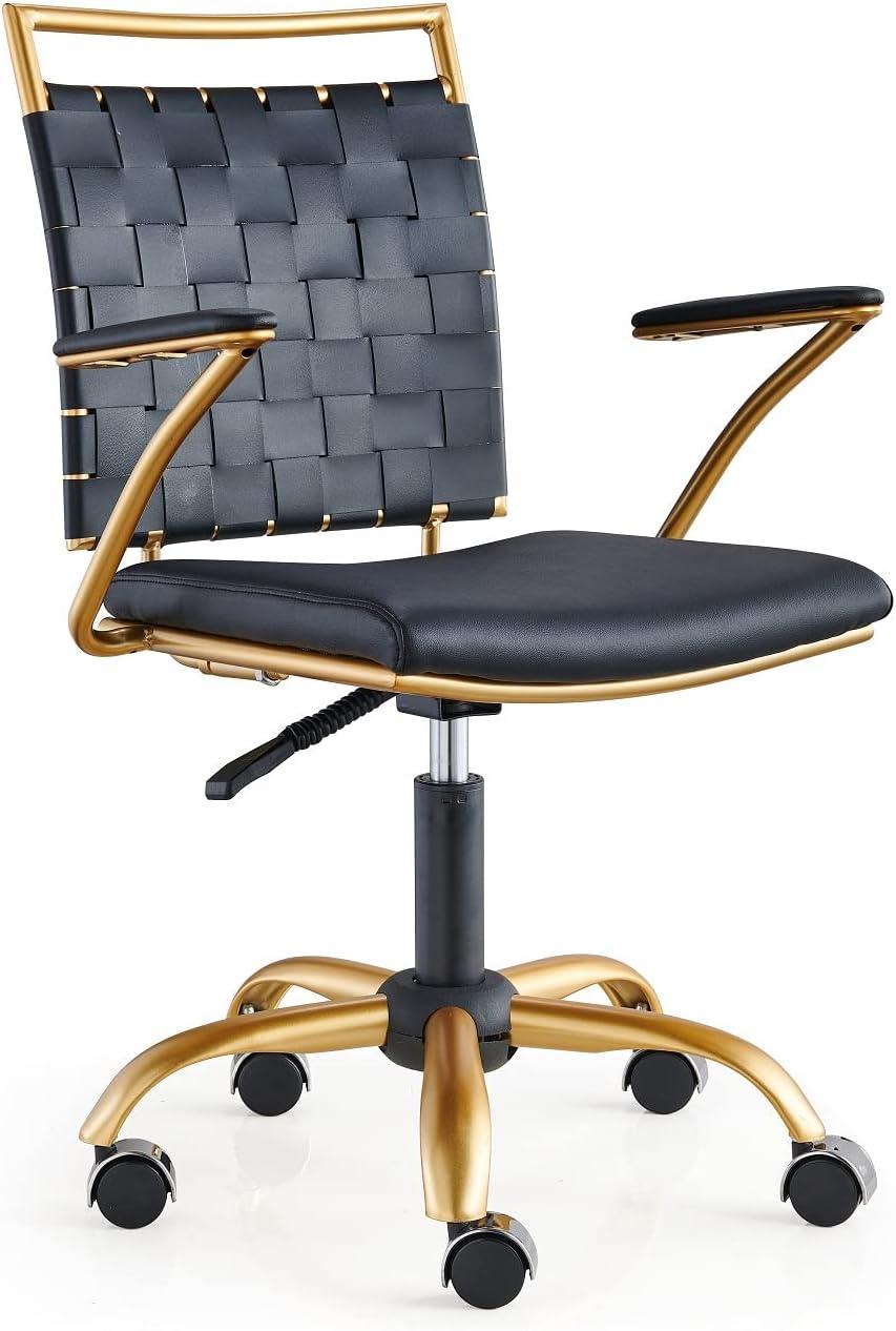 Our​ Take ⁤on the Modern Black⁢ & Gold Leather Office Chair