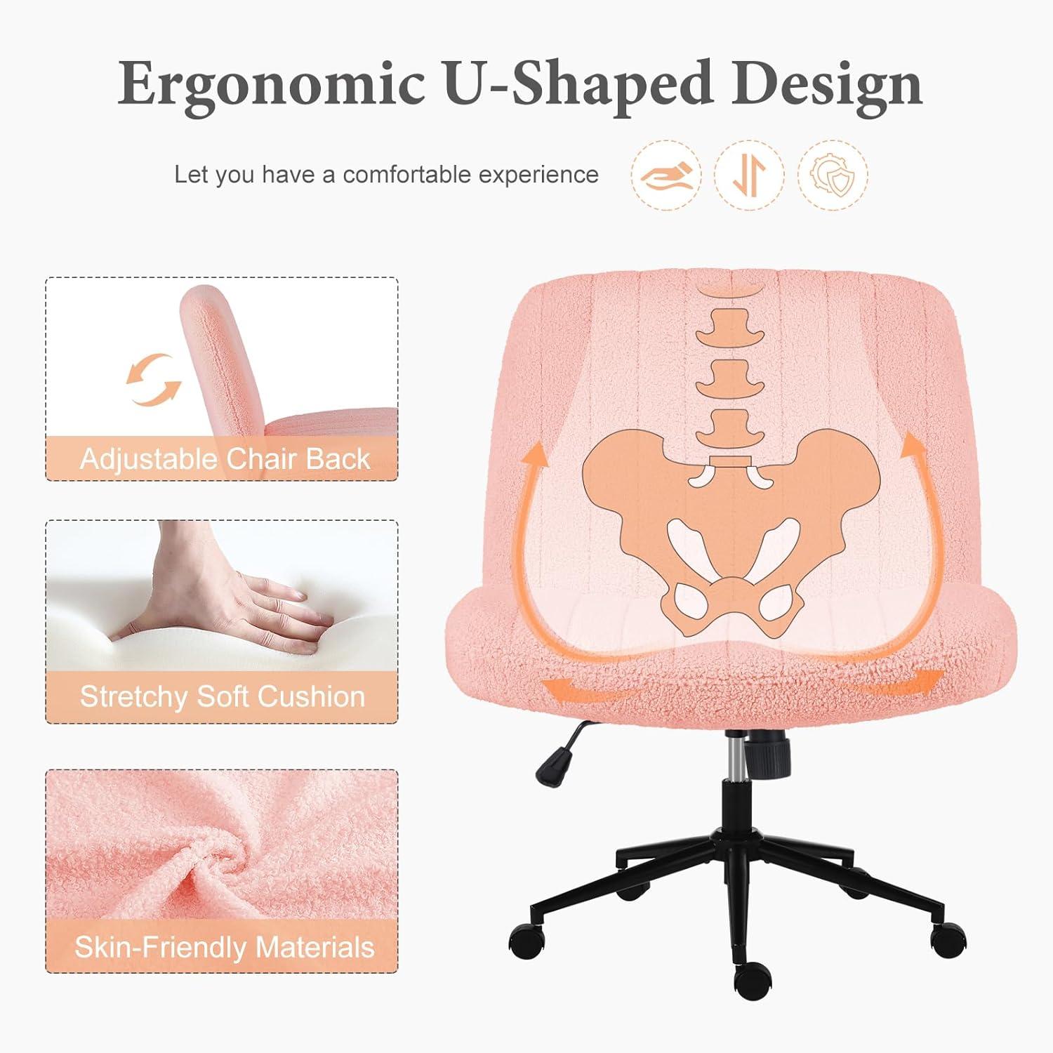 Our Take on the Sweetcrispy Pink Swivel Chair: stylish & Comfy