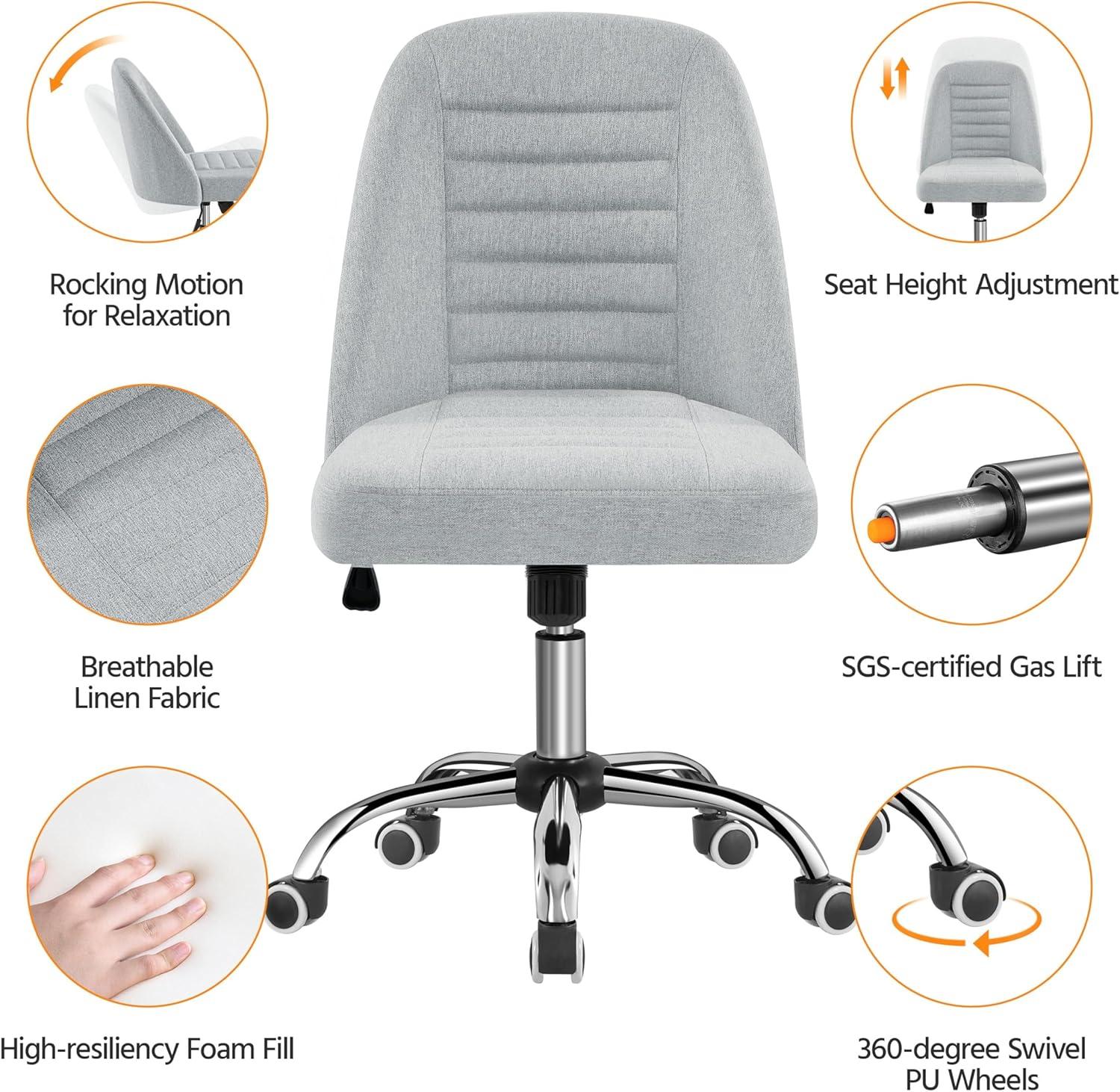How​ We Found Comfort and Style in Yaheetech's Armless Office Chair