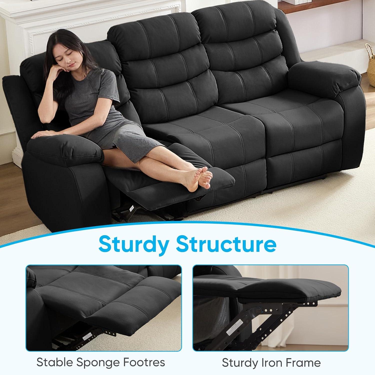 Our Honest Take on the Mjkone 3-Seater‍ Recliner Sofa's Comfort and​ Style