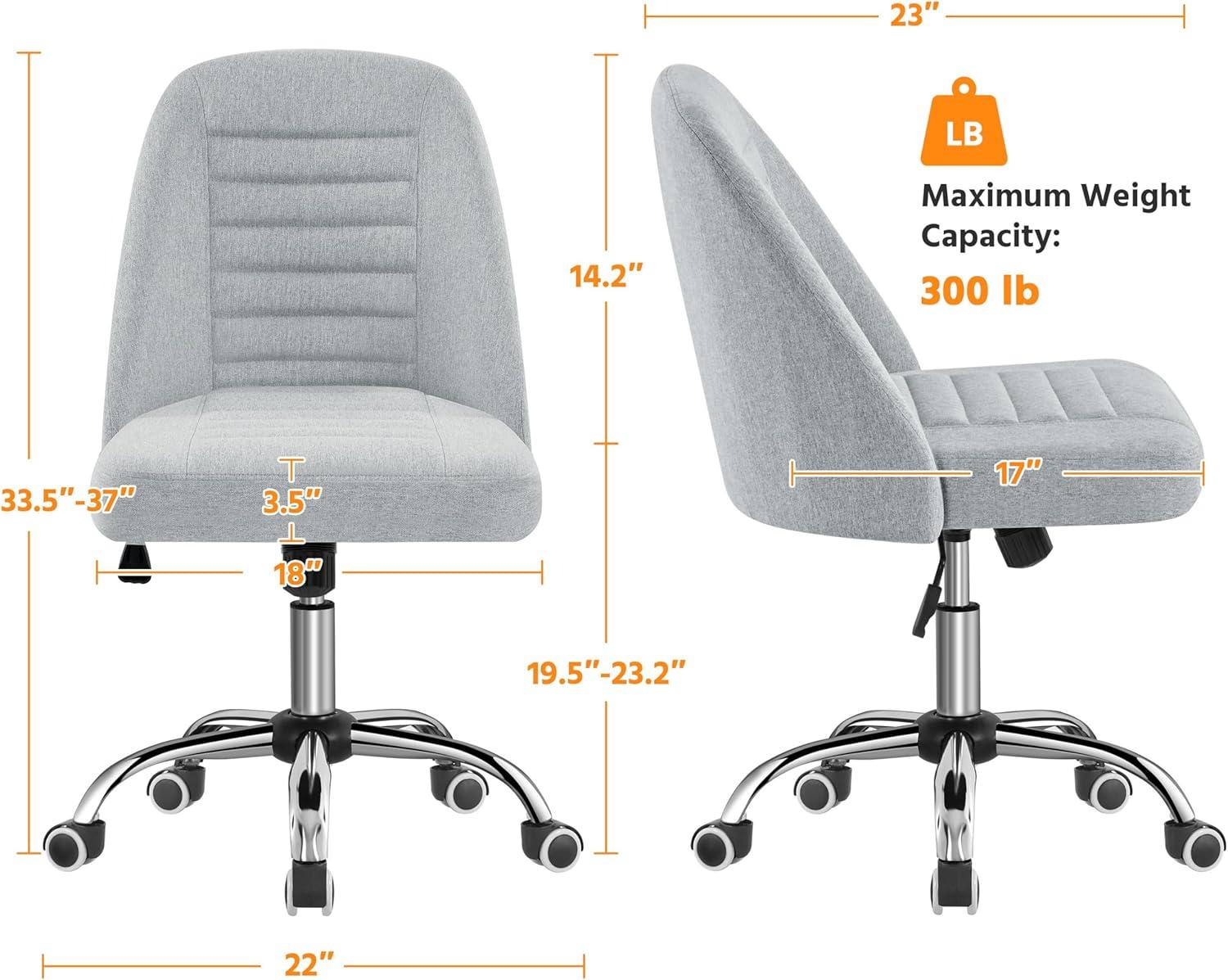 How we​ Found Comfort and Style in yaheetech's Armless Office Chair