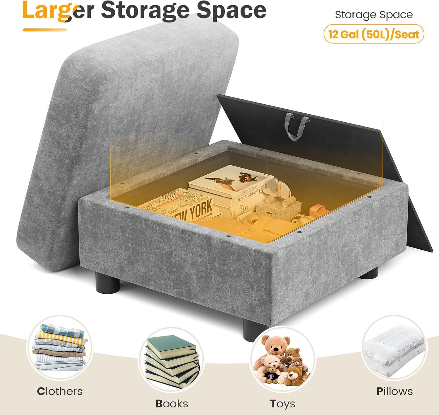 How We Love the Apicizon Modular Sectional Couch's Versatility