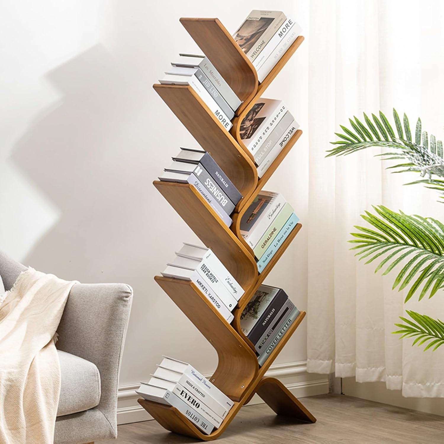 How We Made the Most of Space with YVYKFZD's Tree Bookshelf