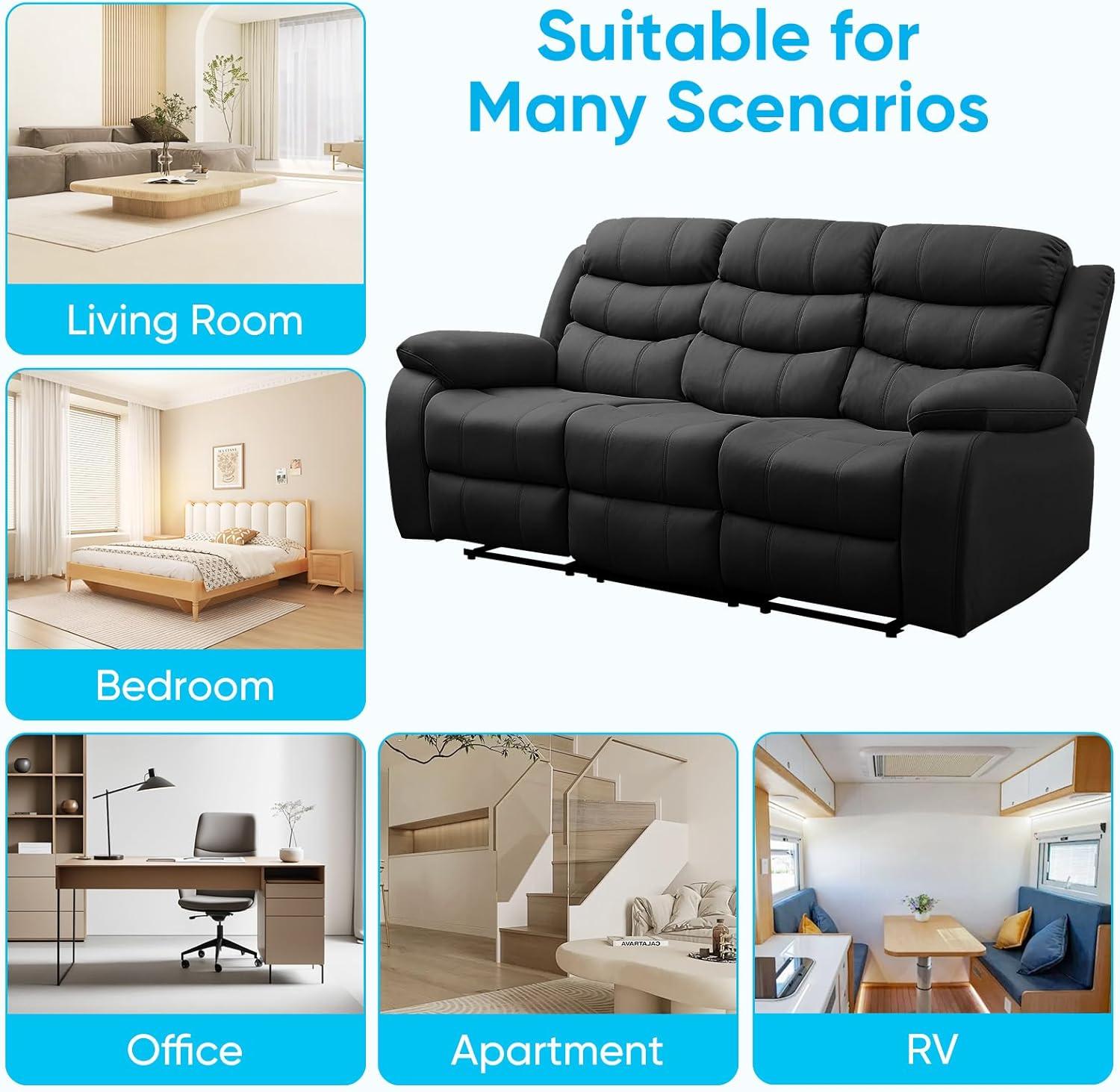 Our Honest take on ⁢the Mjkone 3-Seater Recliner Sofa's Comfort and ​Style