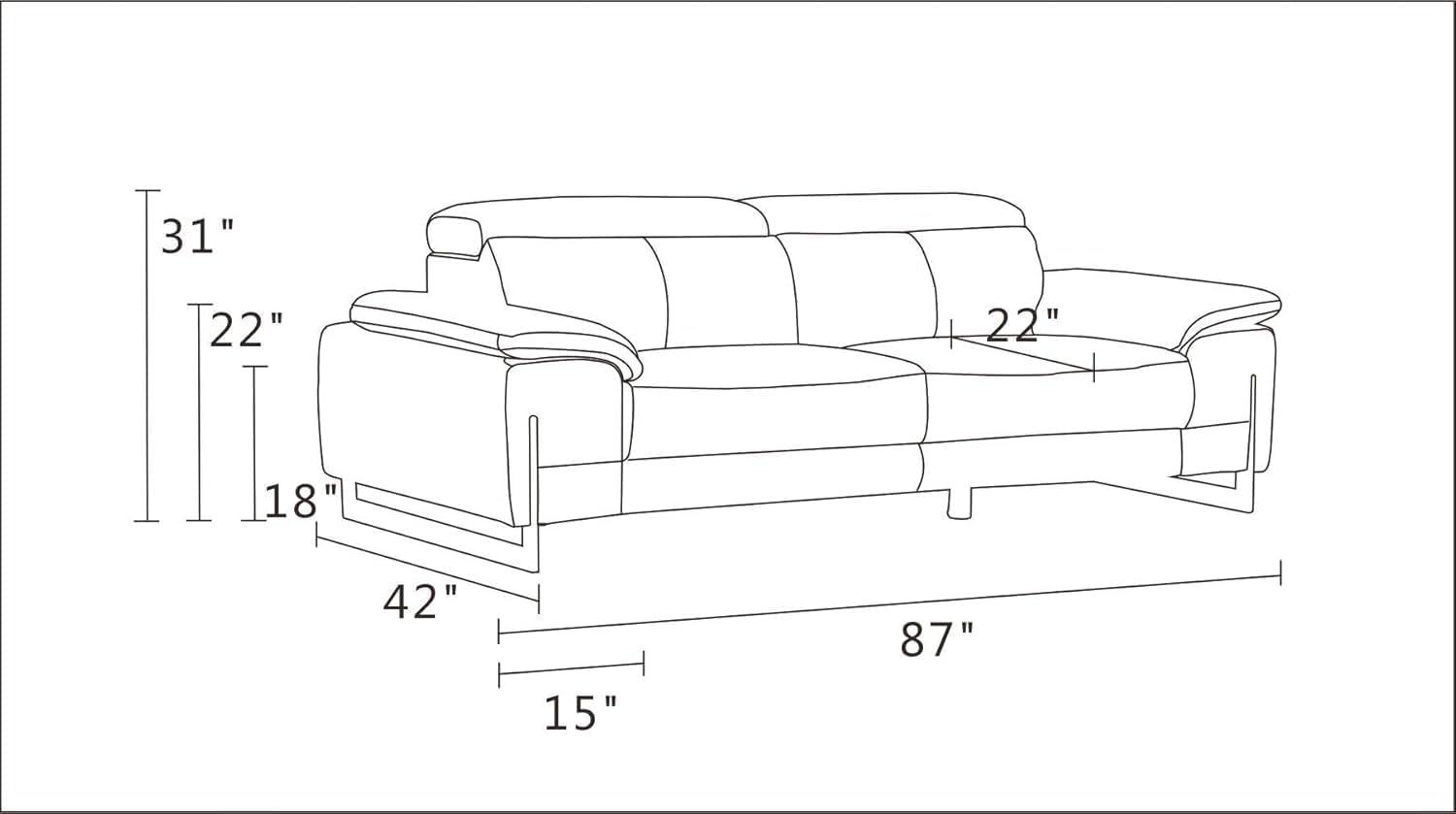Our Honest Take on the Ellison Italian Leather Sofa & Loveseat Set