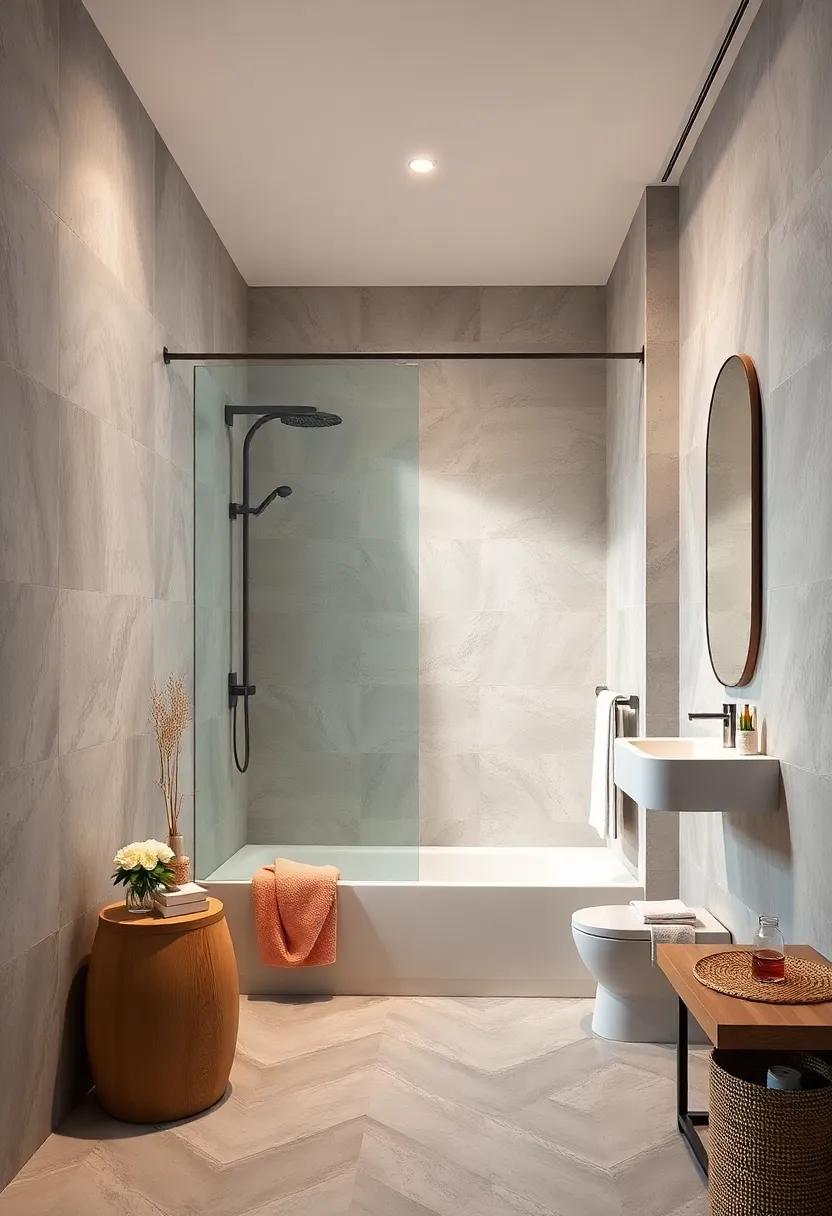 Dual-Level Shower rack with Soap Dish and Towel Bar