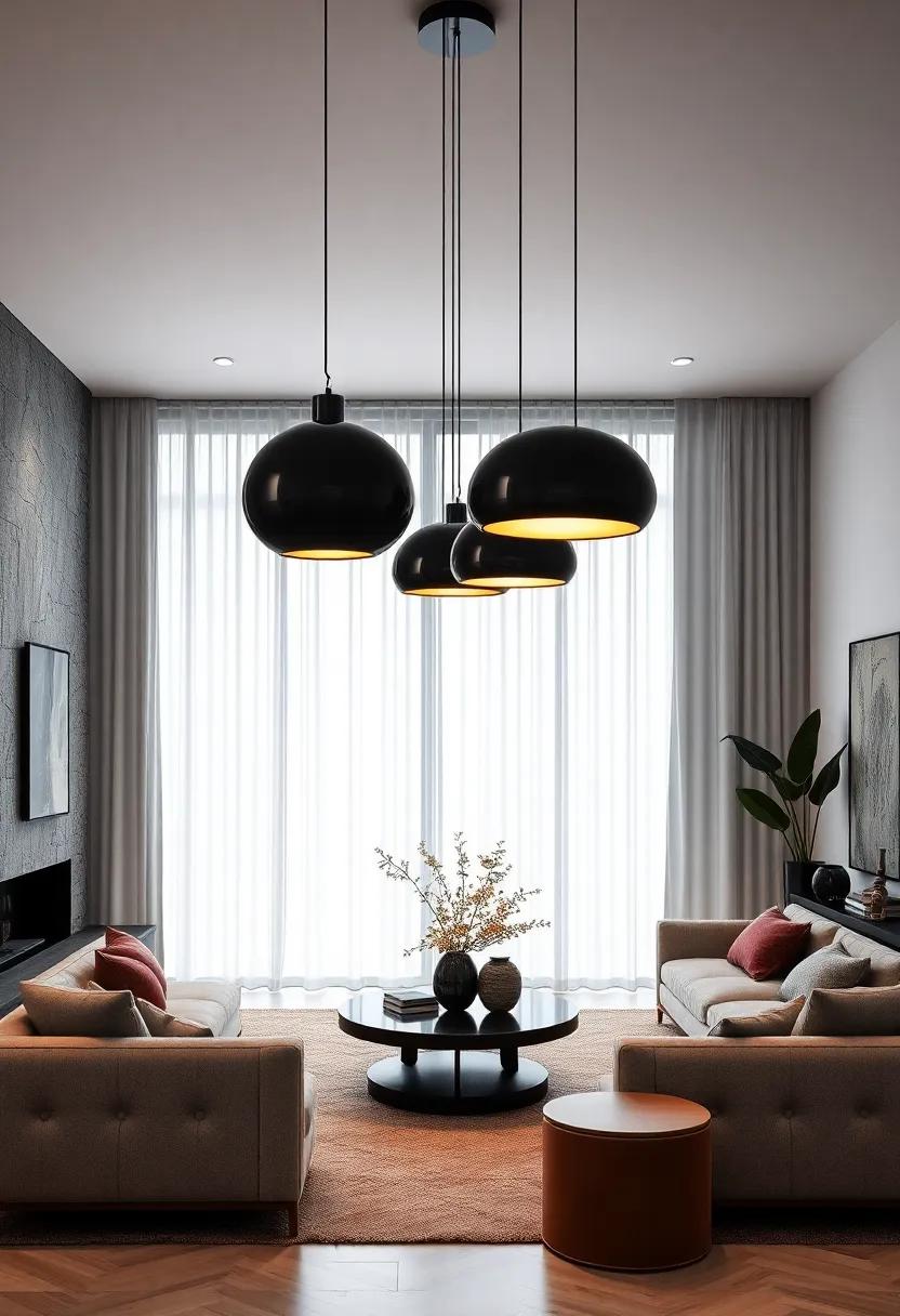 Glossy Black‍ Pendant Lighting⁣ to ⁤Illuminate‍ Modern​ Spaces