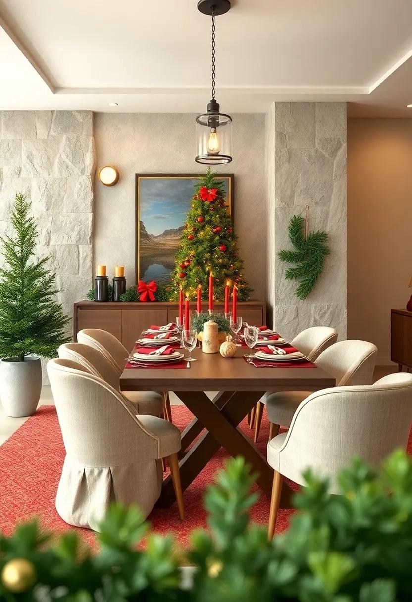 Fresh Evergreen Garland with‍ Cinnamon Stick Accents