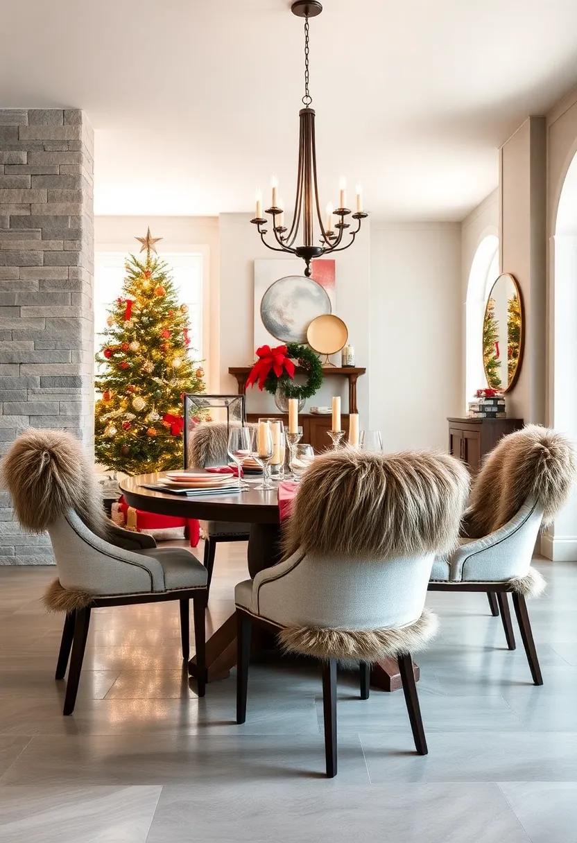 Incorporate Soft Faux‌ Fur Accents ⁤on Chairs for Winter Warmth