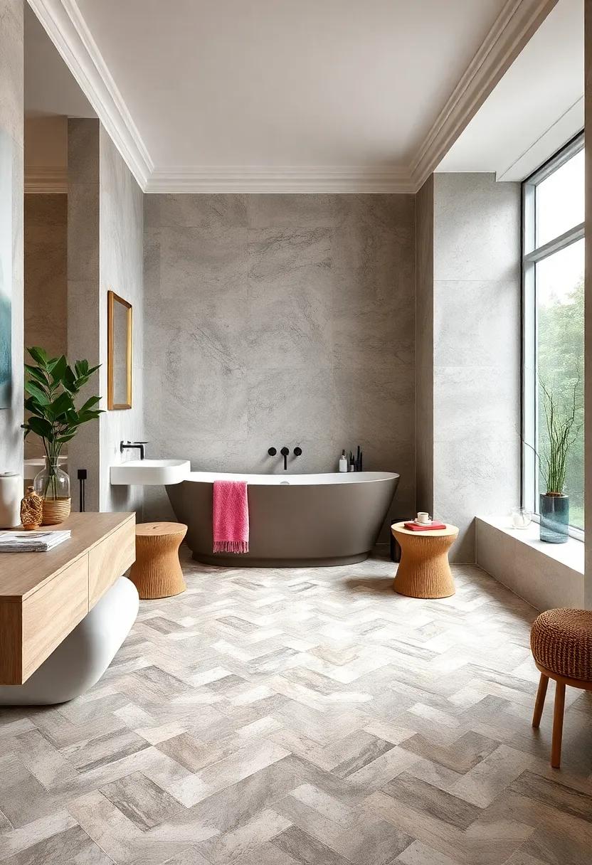 Herringbone Layout: Arranging rectangular tiles in a herringbone⁣ pattern provides dynamic movement and classic sophistication