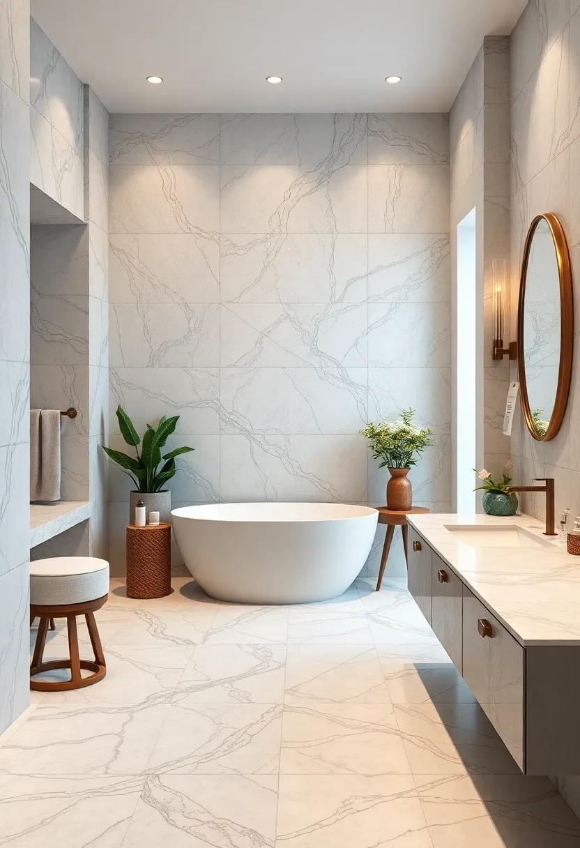 Marble Mosaic: Luxurious⁣ marble mosaics ⁢bring⁤ natural veining and depth for ​an elegant ​yet organic look