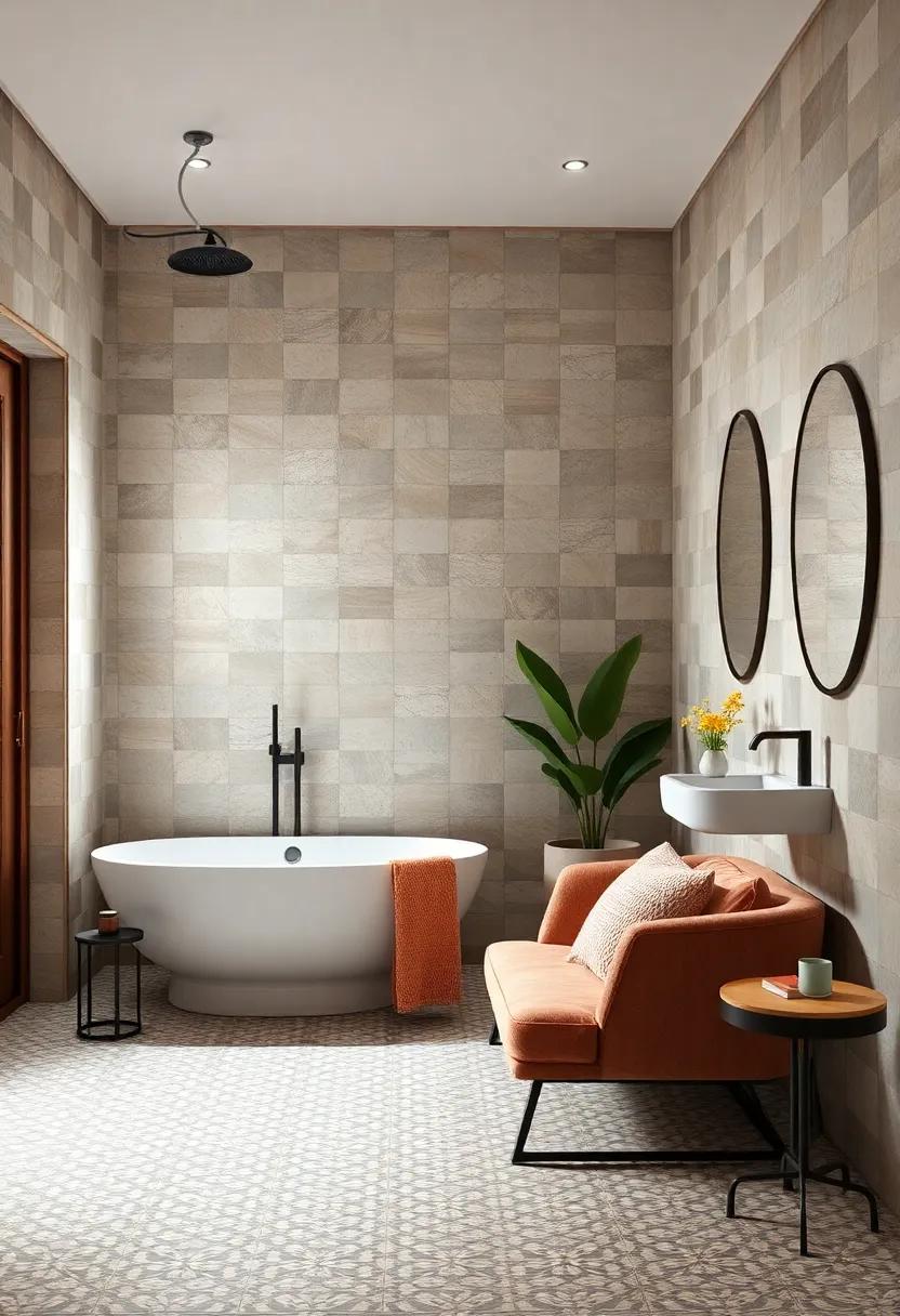 Moroccan Zellige:​ Handmade glazed tiles with rich textures and jewel tones add artisanal warmth and pattern