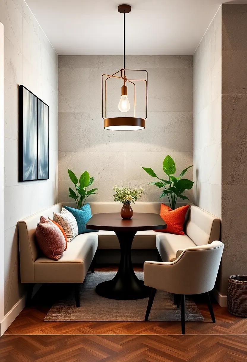 Choose a ⁤statement ​pendant light to create a focal point and set the mood