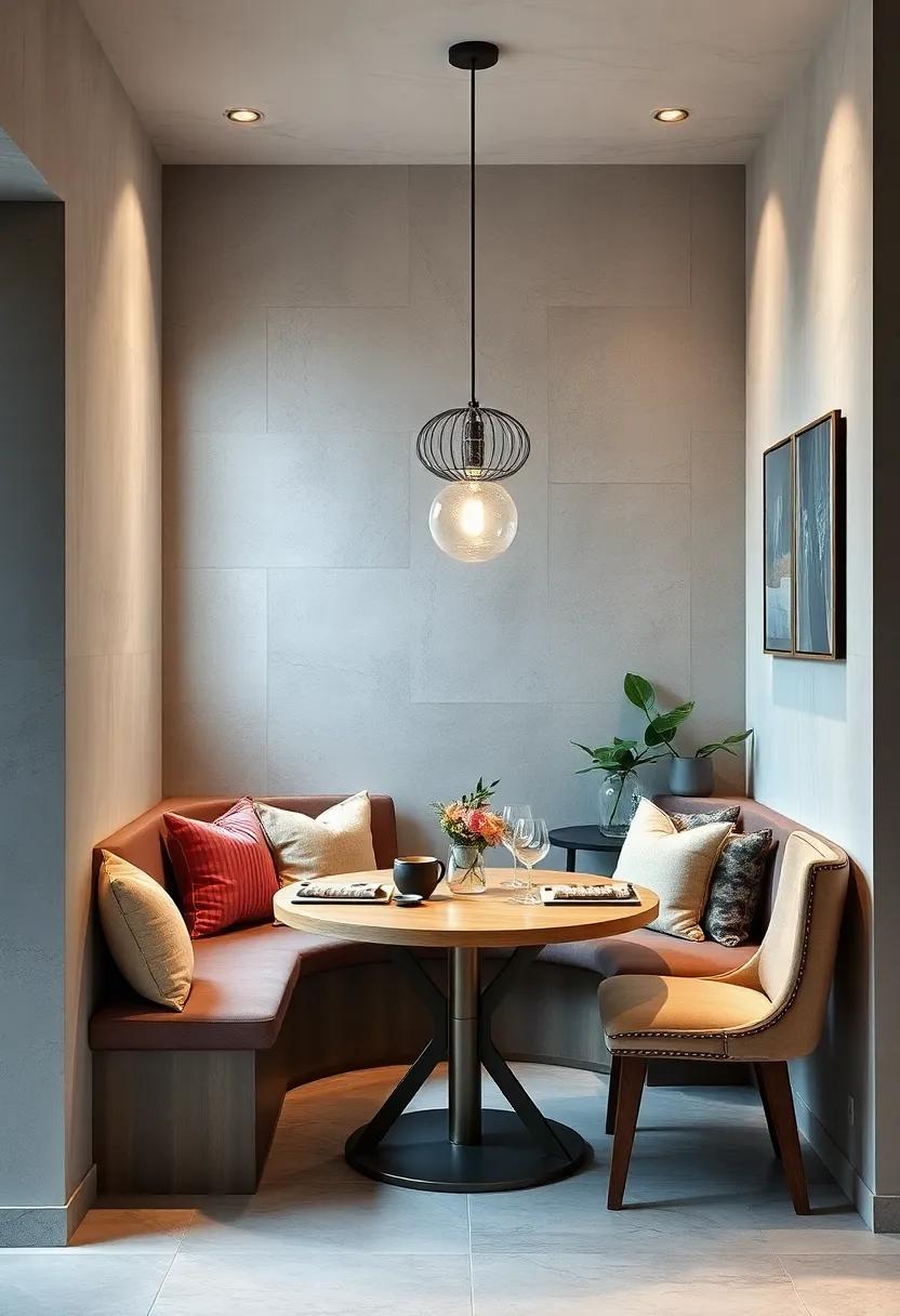 Choose soft, muted tones for ​a​ serene and relaxing dining ​environment