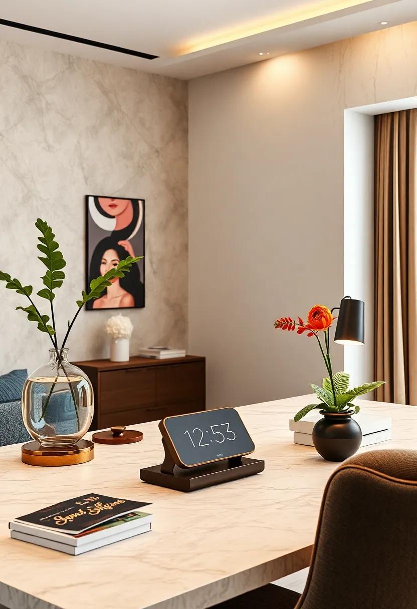 Designer Desk Clock ‌Combining form​ and Function