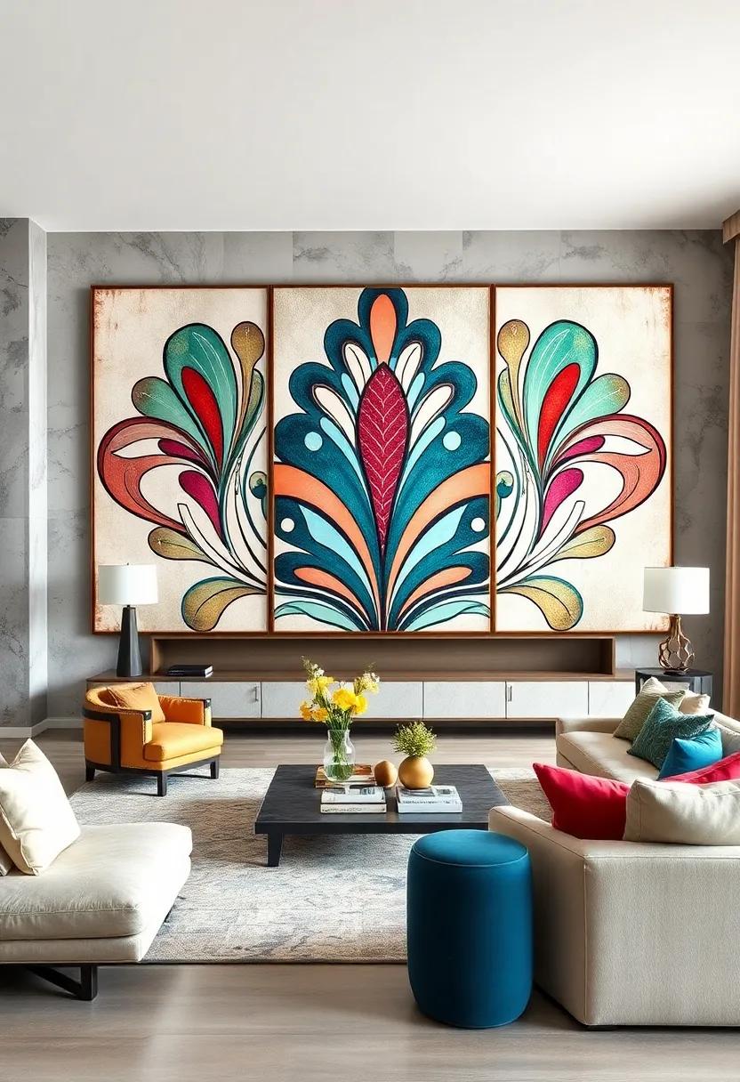 Oversized Art Deco prints:‍ Glamorous, symmetrical designs in ‍giant formats bring vintage sophistication to modern rooms