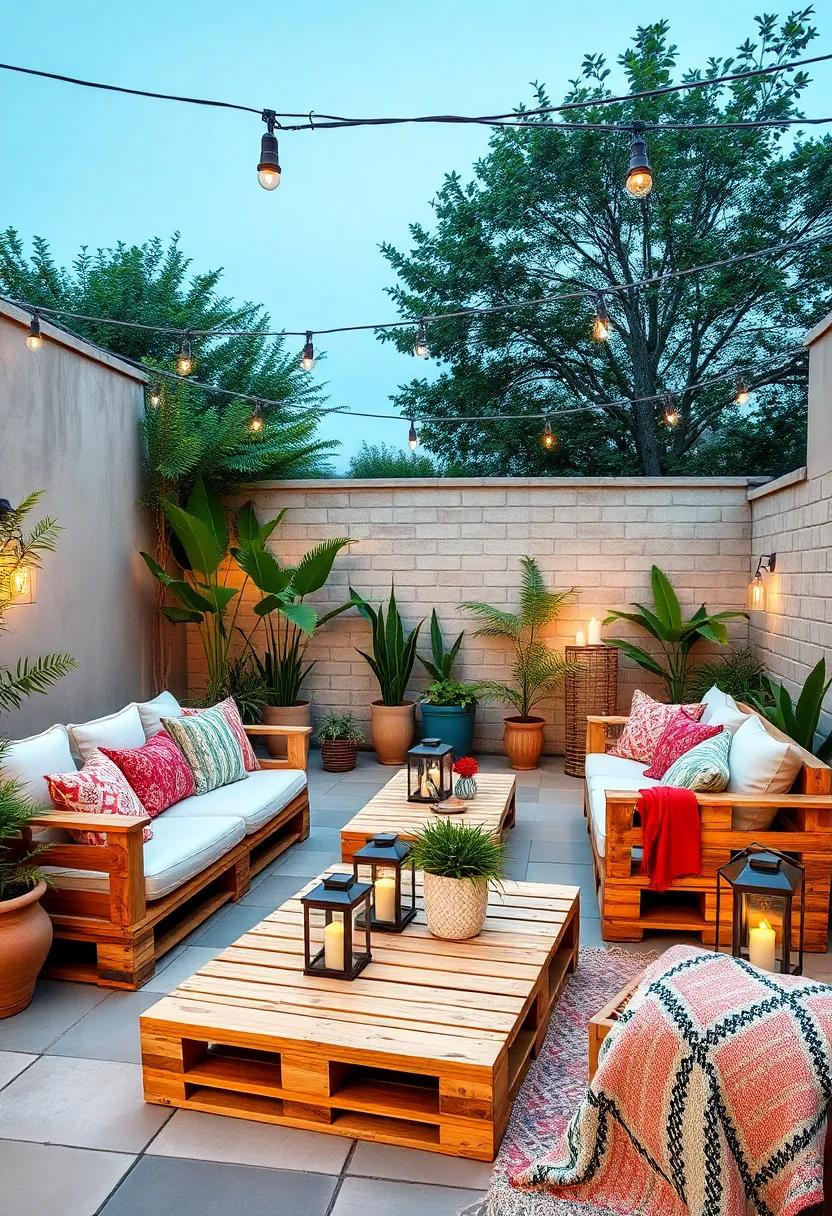 Eclectic ​Mix: Combining pallets with ‍mismatched cushions,‌ lanterns, and throw ‌blankets for a playful,‍ inviting atmosphere