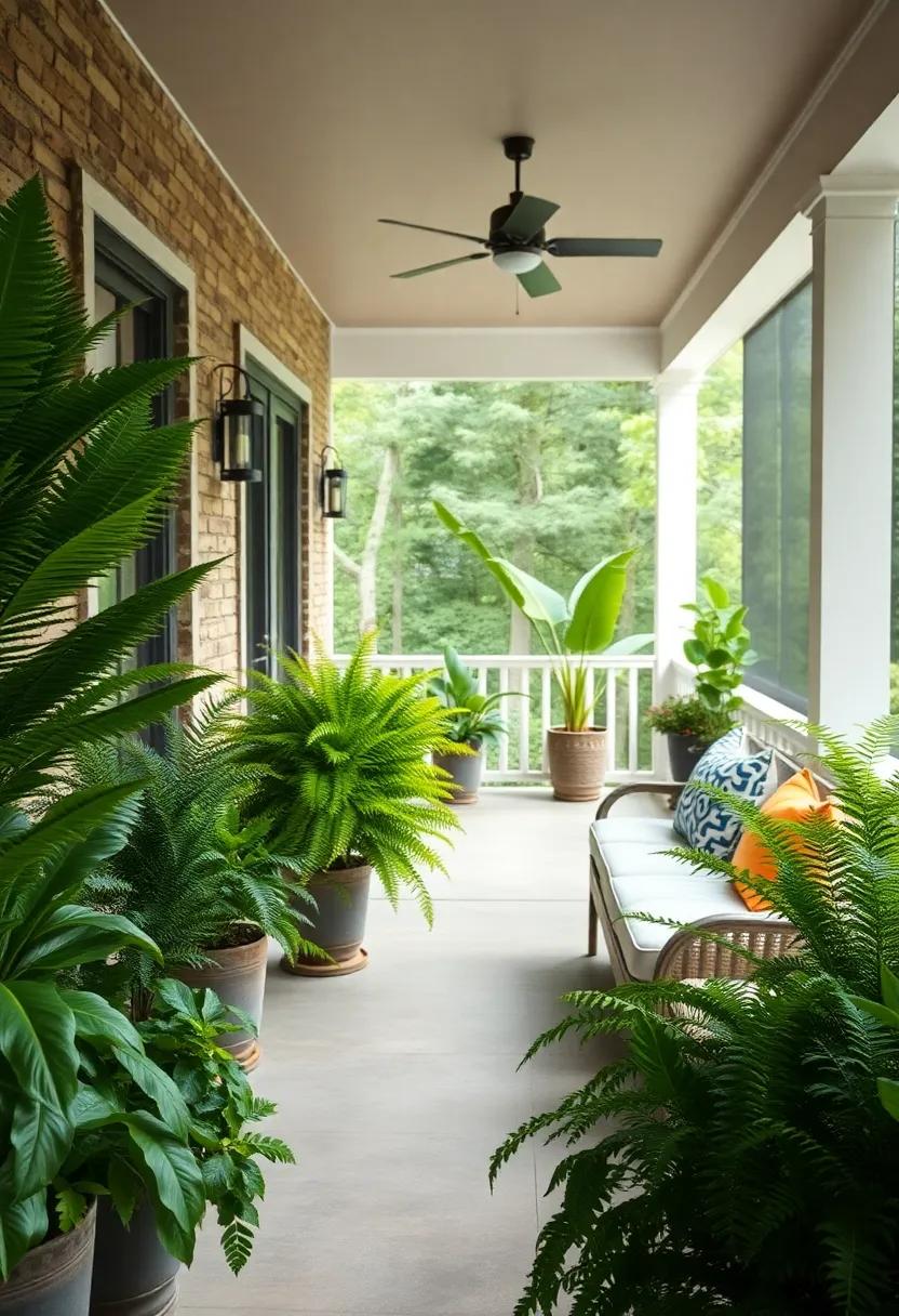 Boston Fern - Lush and full,⁢ it thrives with occasional⁣ watering and indirect light