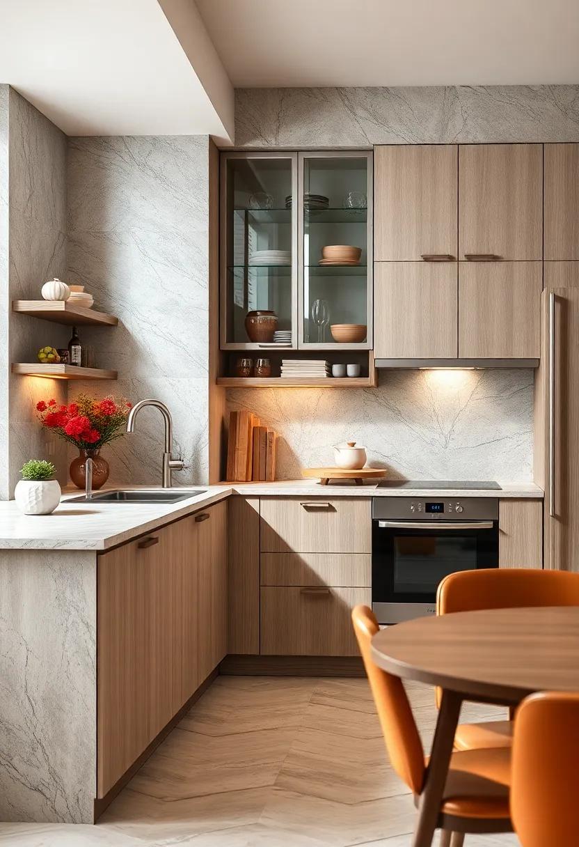 Add pull-out cutting boards or fold-down countertops integrated into your cabinetry to expand preparation ‌areas