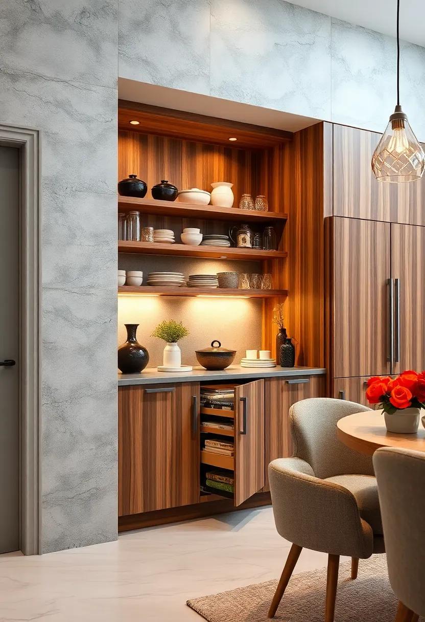 Install pull-out pantry cabinets that maximize narrow ​spaces and provide easy access to⁣ all your ingredients