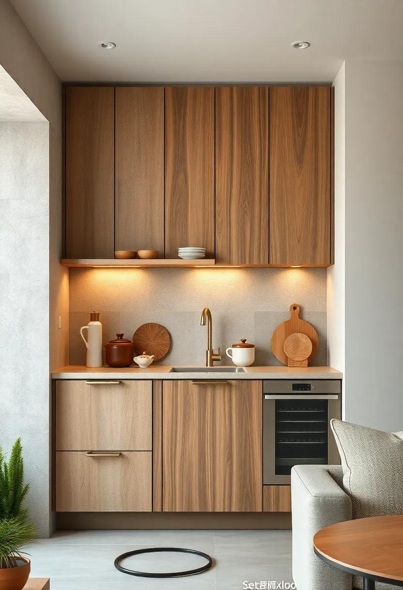 Use mixed-material cabinets, such ⁢as wood and ⁤metal, to add ⁤texture and⁢ a modern flair to a ‍small kitchen