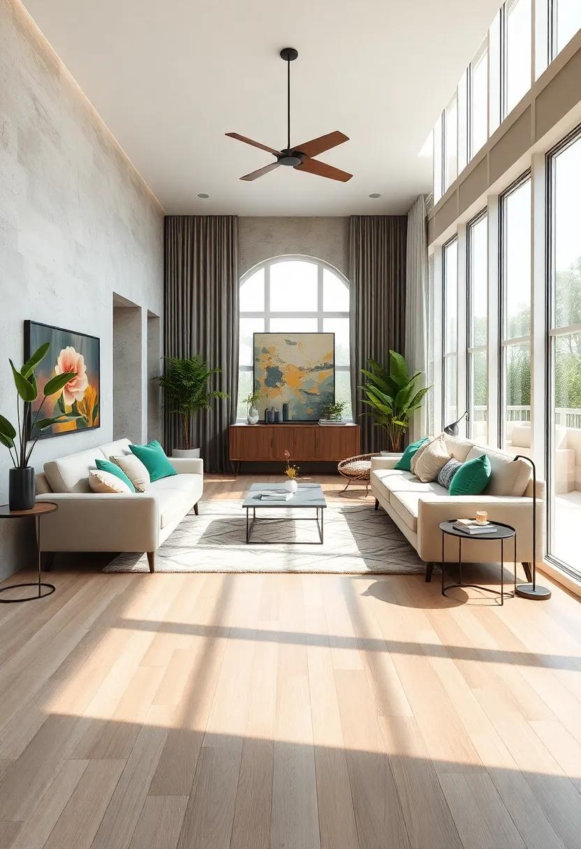 Select Flooring ‌That Reflects Light, Such as Light Wood or Tiles