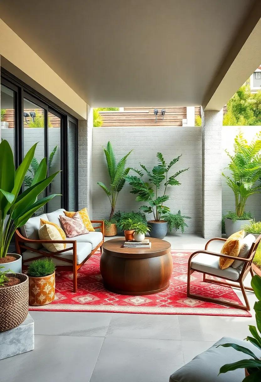 Opt for ‍Sleek, Weather-Resistant Outdoor Rugs