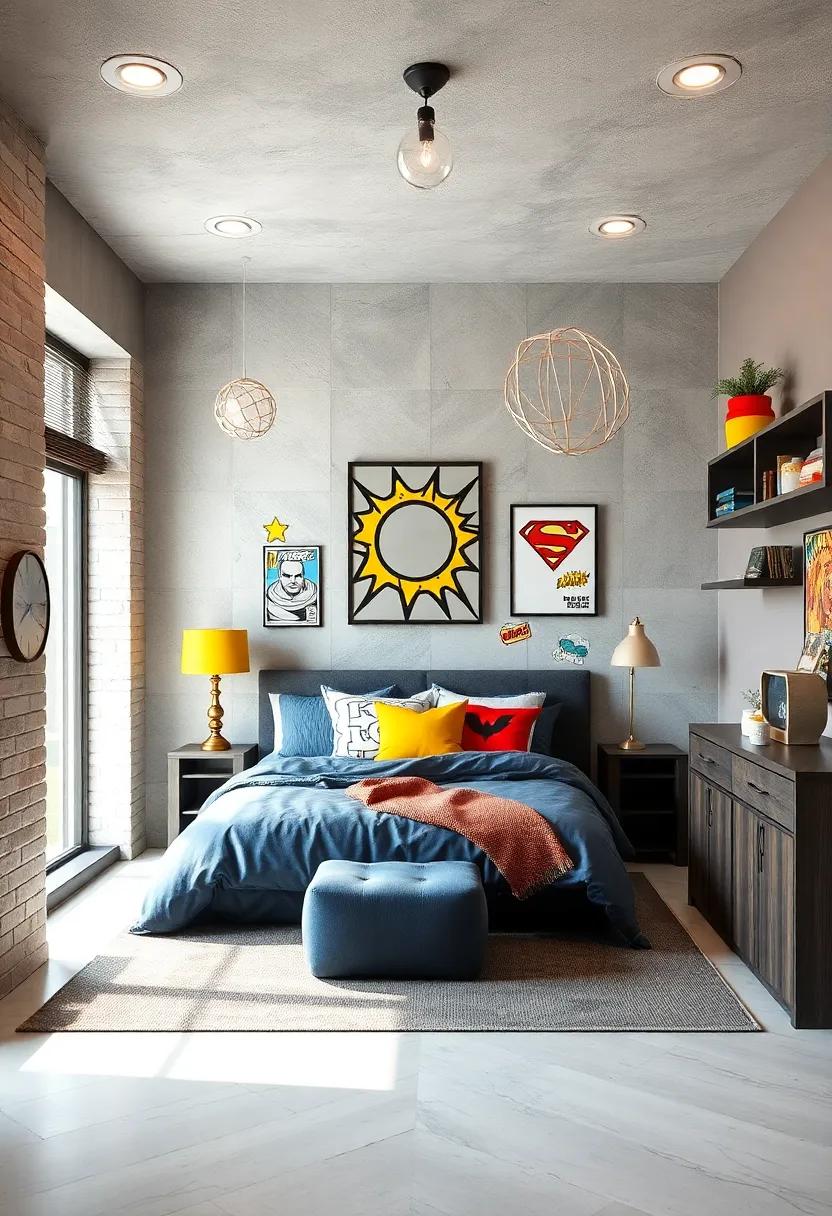 Superhero Headquarters: Incorporate bold colors, comic book art,⁢ and⁢ themed storage to inspire heroic adventures