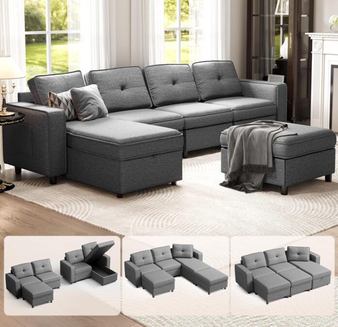 Our Honest Take on the Stylish, Spacious OHOHOLIVE L-Shape Sofa