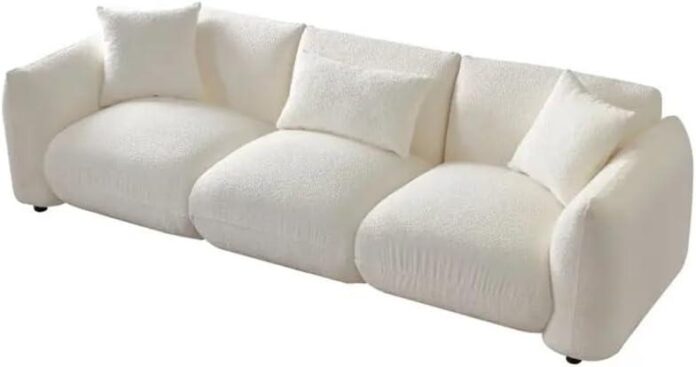 Why We Believe This Beige Lambswool Sofa Fits Our Living Room Style