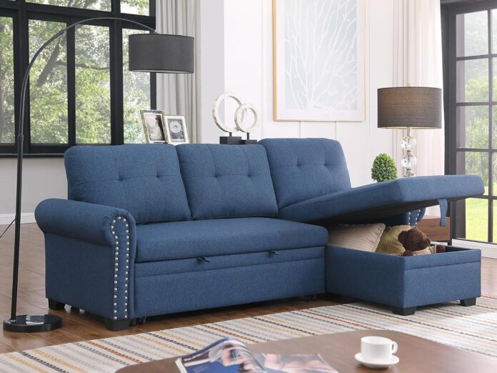How We Loved the BEEY L-Shaped Couch with Storage & Bed