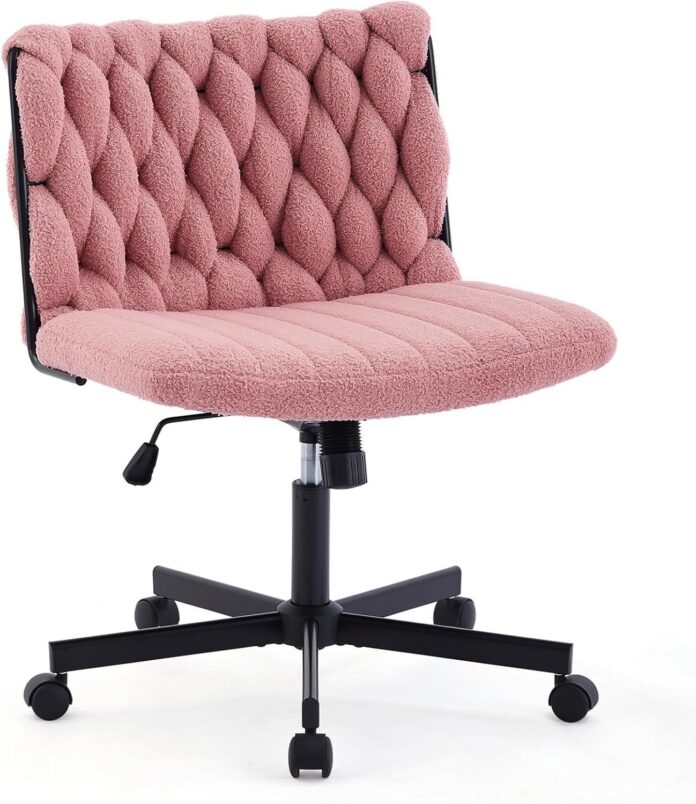 Why We Love the GarveeHome Criss Cross Pink Office Chair