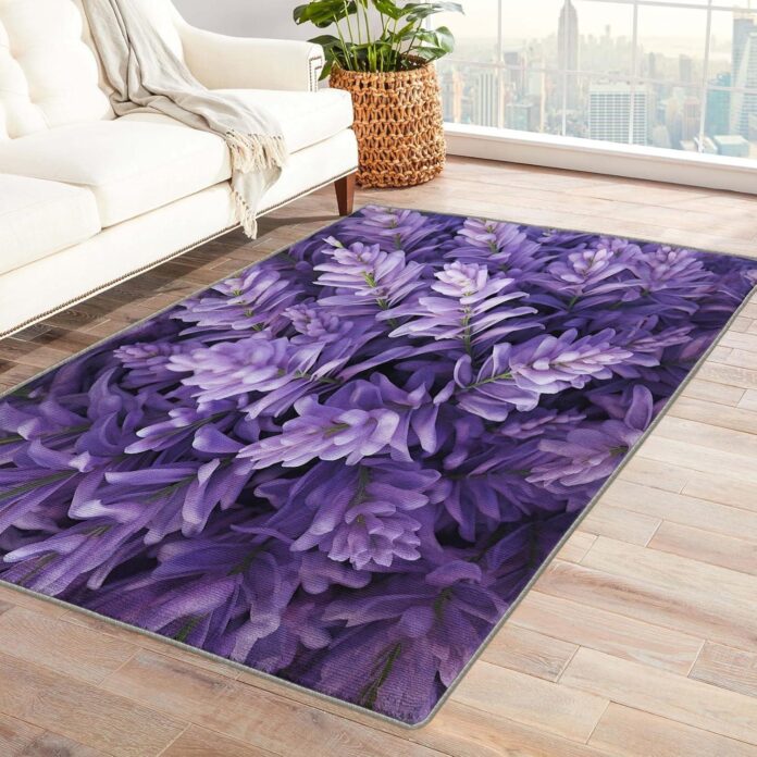 How We Transformed Our Space with the Lavender Floral Rug