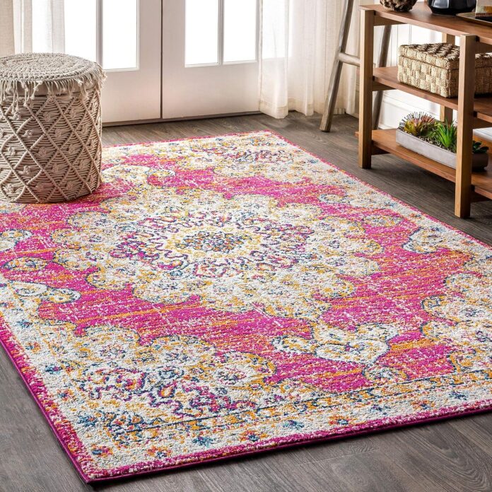 Our Honest Take on the JONATHAN Y Boho Medallion Pink Rug
