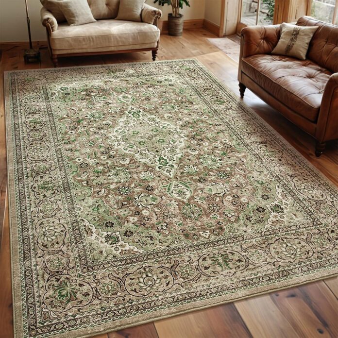 Why We Love Our Washable Sage Green Rug for Any Room