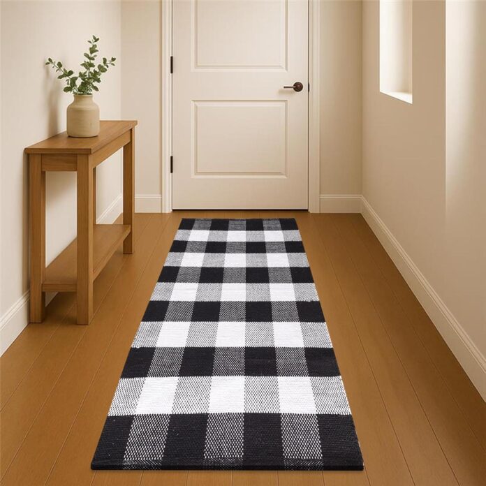 Why We Love the HOMEMONDE Checkered Runner Rug for Every Space