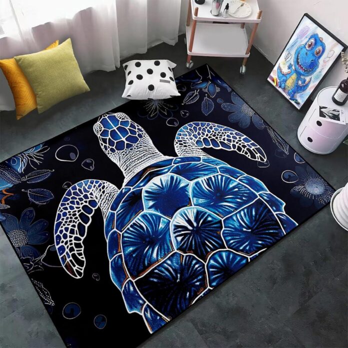 Our Honest Take on the Sea Turtle Rug: Stylish, Soft, and Simple to Clean