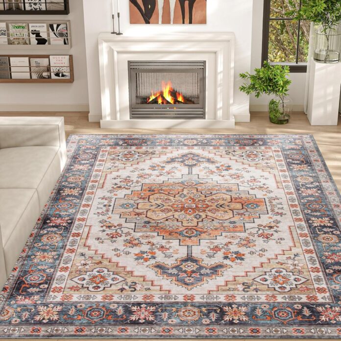 Our Take on the HOMCOM Washable Vintage Rug: Style Meets Comfort