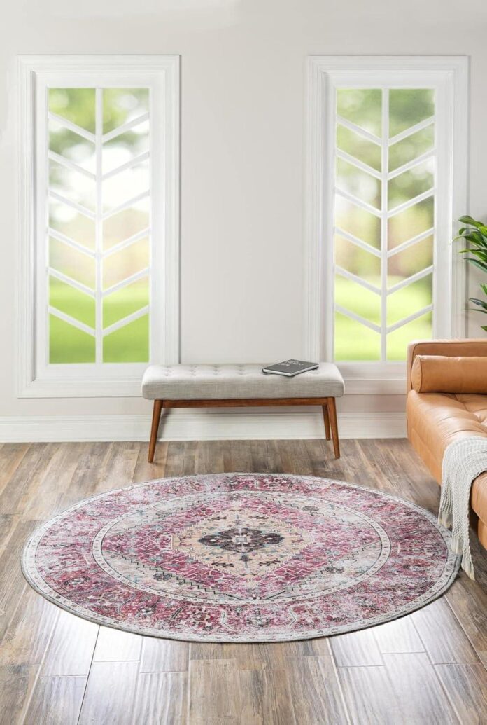 Why We Love the Yara Washable Coral Rug for Our Dining Room