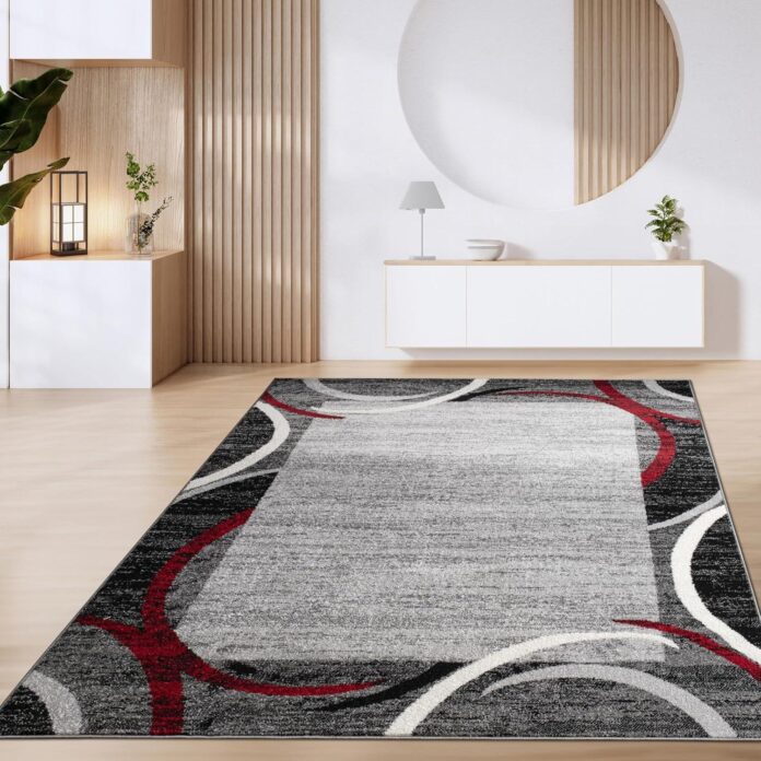 Finding Cozy Style Together: Our Take on the Paco Home Grey Red Rug