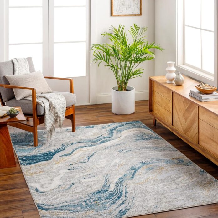 Why We Love the Livabliss San Francisco Rug in Blue/Gray