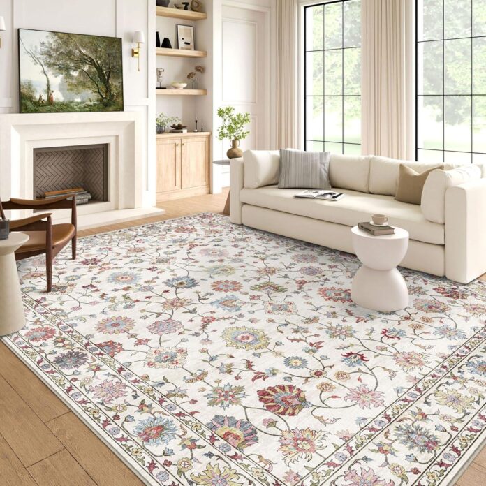 Why We Love Our 6×9 Washable Floral Rug for Every Room