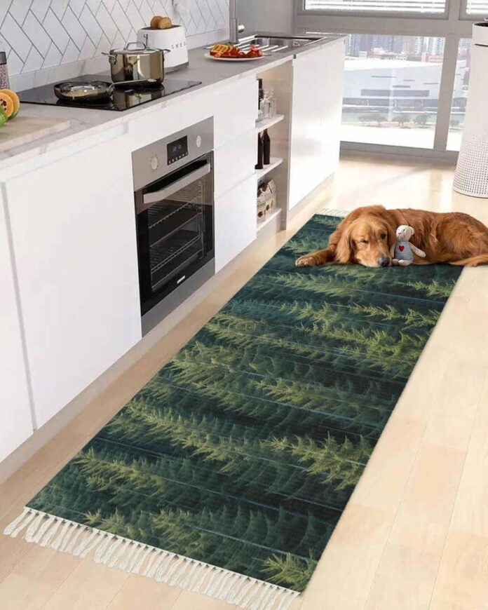 Bringing Cozy Cabin Vibes Home: Our Forest Entryway Rug Review