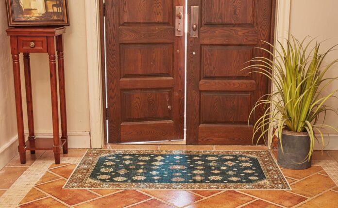 Why We Love Our Dark Teal Non-Slip Washable Area Rug