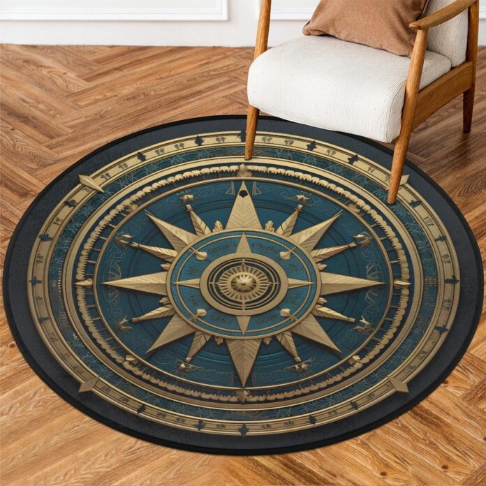 Finding Our Way with the Compass Nautical Round Area Rug Review