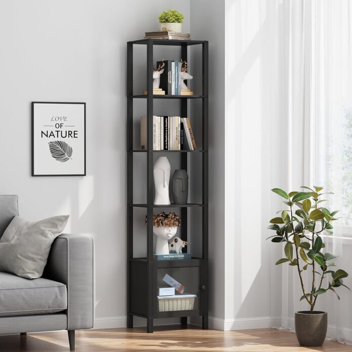 How We Organized Our Space with the TUTOTAK 6 Tier Bookcase