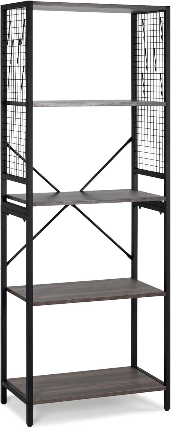 How We Organize with the LAVIEVERT 5-Tier Industrial Bookshelf